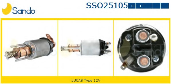SANDO SSO25105.0 Solenoid Switch, starter